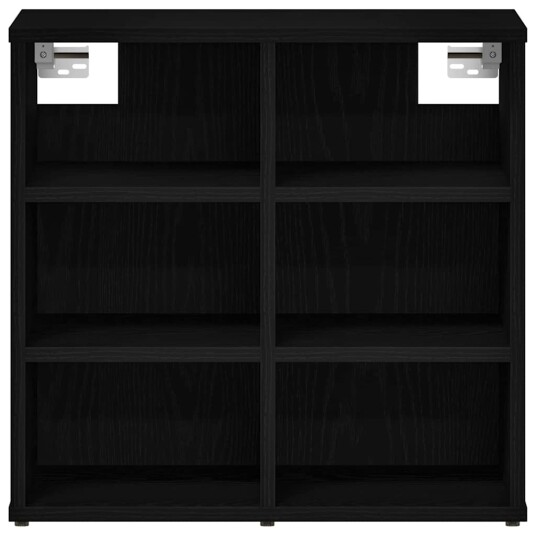 Sko Skap med hylle Svart eik 52 x 30 x 50.5 cm Konstruert tre