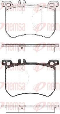 Bremseklosser REMSA 1533.00 Bremseklosser REMSA 1533.00