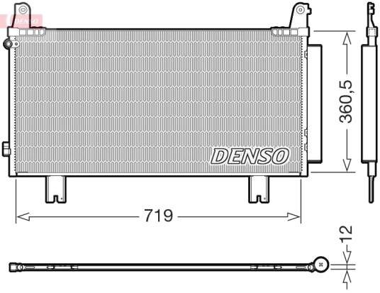 DENSO DCN40035 Kondensator, klimaanlegg DENSO DCN40035 Kondensator, klimaanlegg