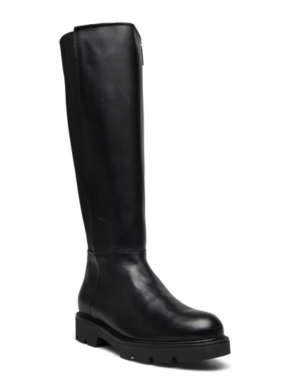 Bianco Biaothilia Knee High Elastic Boot Leather - Black - 41
