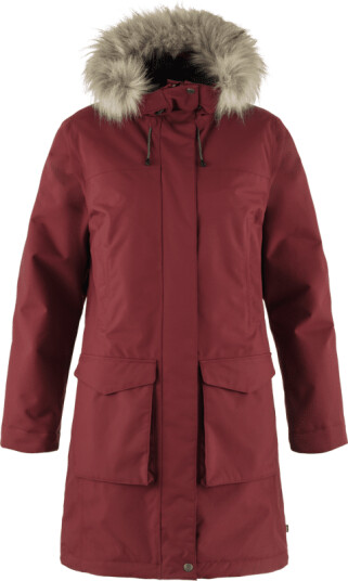 Fjellreven Women's Nuuk Lite Parka XL , Bordeaux Red