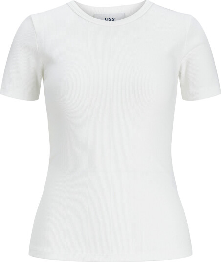 JJXX Kids Jxfrankie Str Ss Rib Tee Jrs Noos Grl White 128 JJXX Kids Jxfrankie Str Ss Rib Tee Jrs Noos Grl White 128