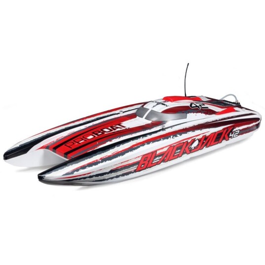Horizon Pro Boat Blackjack 42 Brushless RTR White/Red