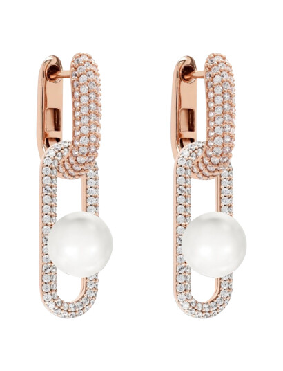 MARMARA STERLING Goldplated Pearl Earrings |Vit |One Size MARMARA STERLING Goldplated Pearl Earrings |Vit |One Size