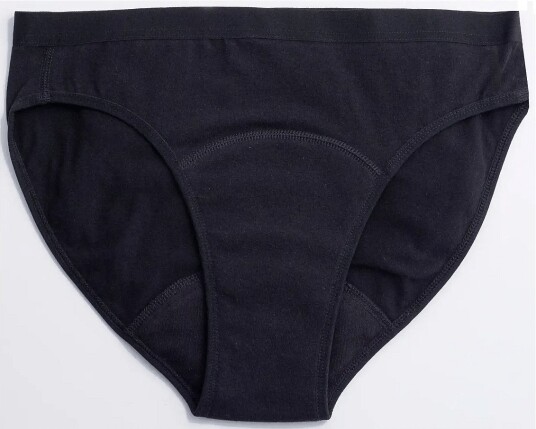 Imse Vimse Period Underwear Bikini Light Flow BLACK L