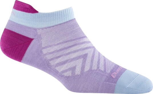 Darn Tough Women"s Run No Show Tab Ultra Lightweight Lavender M 38 40.5