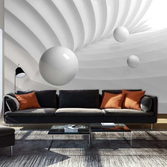 Fototapet White Symmetry 400x280 - Artgeist sp. z o. o.