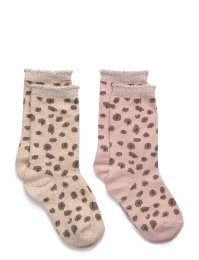 Mango 2 Pack Patterned Socks Brown L