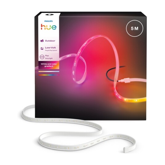 Philips Hue Flux utendørs lysstripe 5 m Philips Hue Flux utendørs lysstripe 5 m