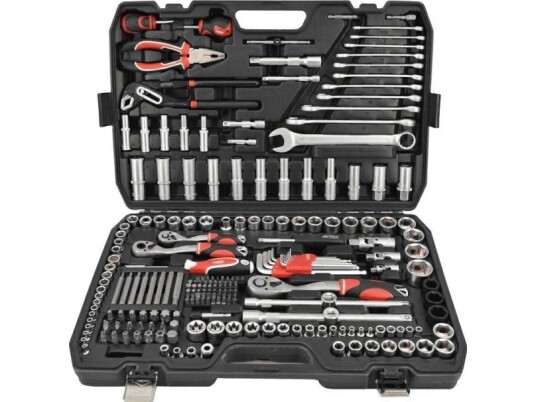 Aw-Tools Awtools Nøkkelsett 225El 1/2"/3/8"/1/4" Black Line Aw-Tools Awtools Nøkkelsett 225El 1/2"/3/8"/1/4" Black Line