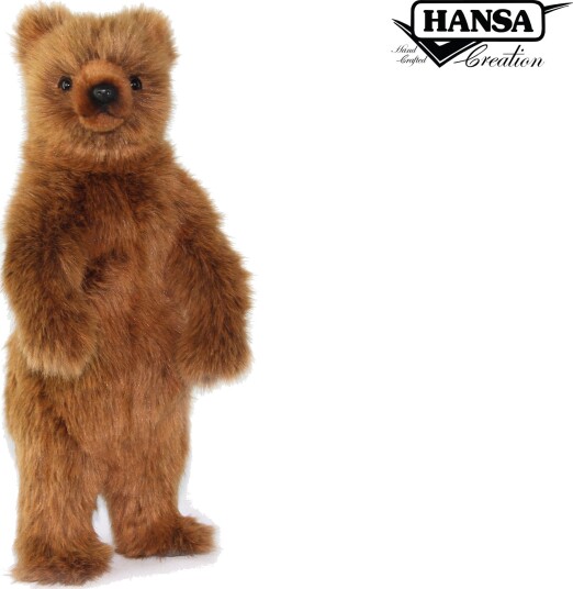 Brunbjørn Stående Plysj 40cm | Hansa Creation