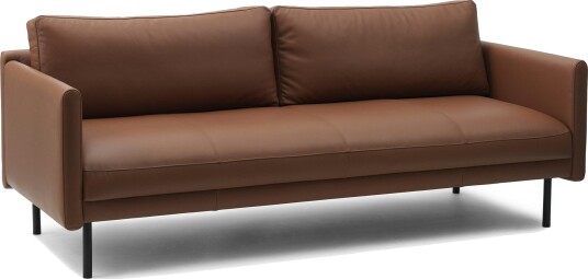 Rar 3 Seter Sofa Leather Cognac