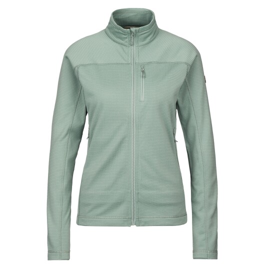 Fjellreven ABISKO LITE FLEECE JACKET W  MISTY GREEN
