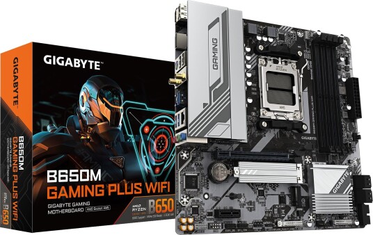 Gigabyte B650M Gaming Plus Hovedkort Micro-ATX med Wi-Fi 6E Gigabyte B650M Gaming Plus Hovedkort Micro-ATX med Wi-Fi 6E