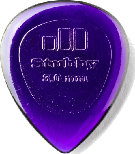 Dunlop Stubby 3.00mm 6 Pick Pack Dunlop Stubby 3.00mm 6 Pick Pack