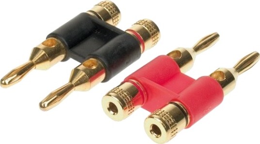 Bananstik Dobb. 2 Stk. Kabel Max. 10 Mm2