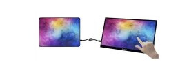 Verbatim PMT-15 15.6" Full HD IPS Berøringsskjerm - Portabel Sort