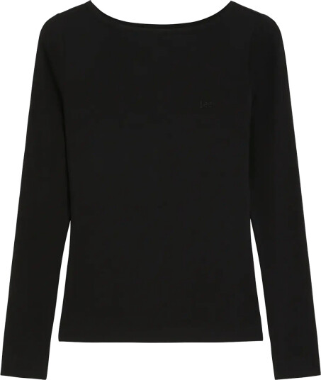 Lee Jeans Ls Boat Neck Tee Black S