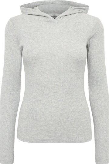 Mads Nørgaard 2X2 Cotton Tutti Hood GREY MELANGE M