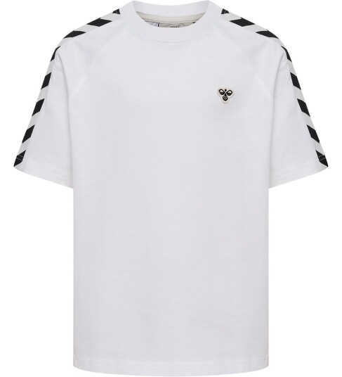 Hummel T skjorte HmlJr Blanc De Blanc Hummel 13 14 år 158 164 T skjorte Hvit