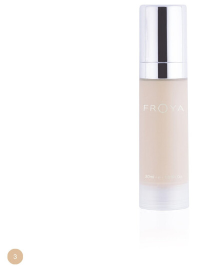 Frøya Cosmetics Photo Finish Moisture Foundation! no 3. lys i nøytral tone Frøya Cosmetics Photo Finish Moisture Foundation! no 3. lys i nøytral tone