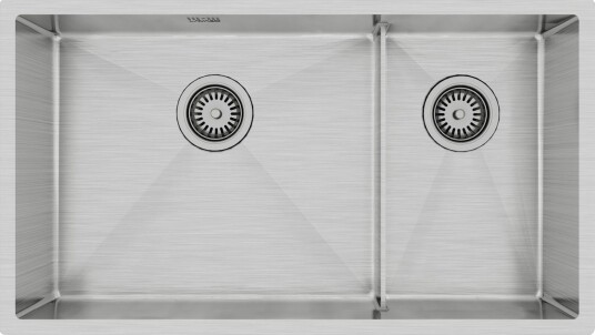 Lavabo Kjøkkenvask Kubus 780 Soft Slim 10057SLDK Lavabo Kjøkkenvask Kubus 780 Soft Slim 10057SLDK