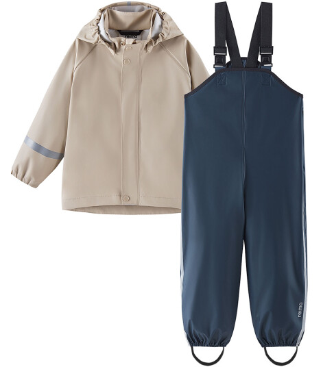 Reima Rain Outfit Tihku Beige 92