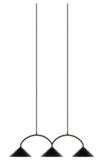 Globen Lighting Curve 3 Pendel 95 cm Svart 1696442-01-0 1725711-01-0