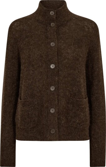 MOS MOSH Mmmape Knit Cardigan Brown XS