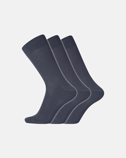 Dovre Sokker 'No elastic' Ull 3 pakning Navy