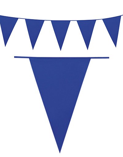 10 Meter Banner med Royal Blå Vimpel Flagg 10 Meter Banner med Royal Blå Vimpel Flagg
