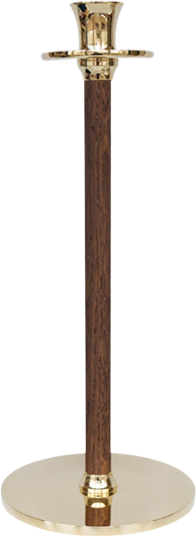 Hilke Collection Alto Basso Lysestake 35 cm Messing