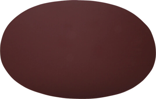 Ørskov Ørskov spisebrikke skinn oval bordeaux