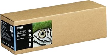 Epson Fine Art Ii Bomull Glatt Matt 490 Mikroner Naturlig Hvitt Rull 43,2 Cm X 15 M 300 G/M² 1 RullEr Boks Klutepapir