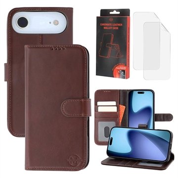 MyTPhone iPhone Air CardMate lommebokveske i lær   mørkebrun