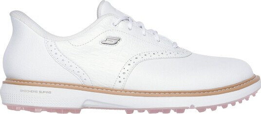 Skechers Prestige SL Hvit Rosa Golfsko dame White/Pink (WPK)