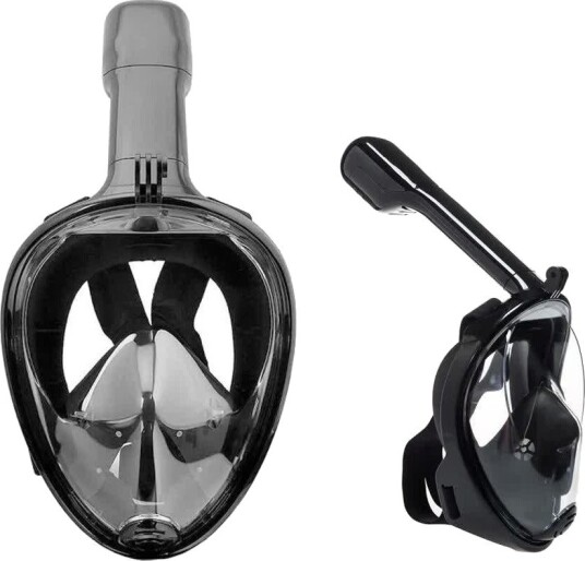 Snorkelmaske OEM S M Full Dry System 180 panoramautsikt antifog