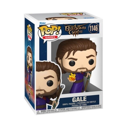 Funko POP Baldurs Gate Gale actionfigur med Chase