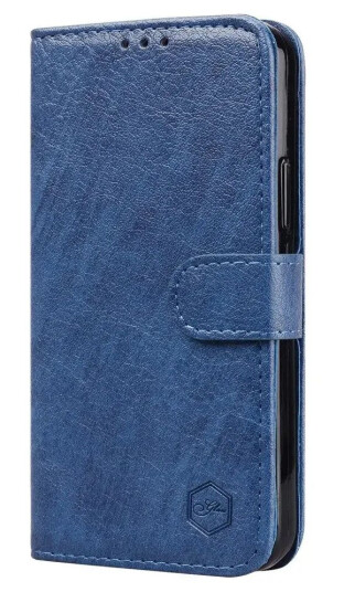 INCOVER Samsung Galaxy A05s Kunstskinn Deksel m. Lommebok & Stativ - Blå
