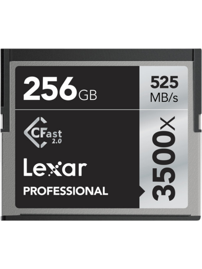 Lexar Professional 3500x CFast 2.0 525MB/s 256GB Lexar Professional 3500x CFast 2.0 525MB/s 256GB