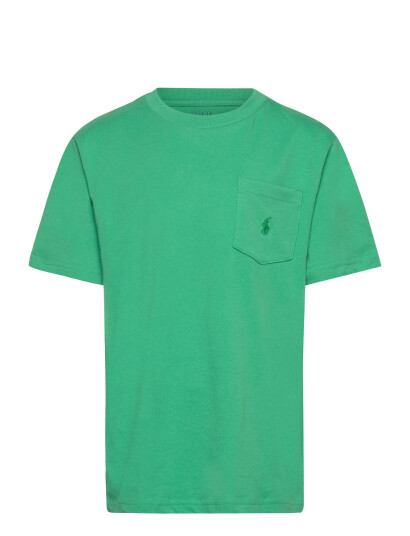 Ralph Lauren Kids 26/1 Jersey-Ss Pkt Tee-Kn-Tsh Green 163-174 Ralph Lauren Kids 26/1 Jersey-Ss Pkt Tee-Kn-Tsh Green 163-174