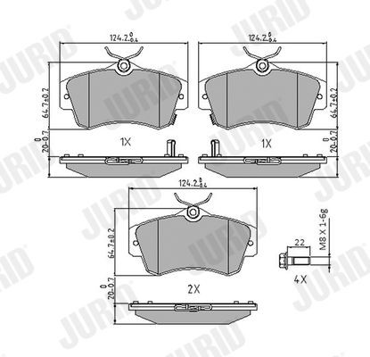 Bremseklosser JURID 573033J Bremseklosser JURID 573033J