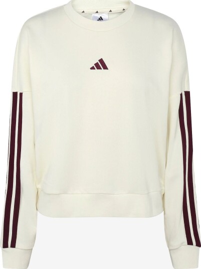 adidas Sportswear W 3S Ft Swt - IVORY/MAROON - XS
