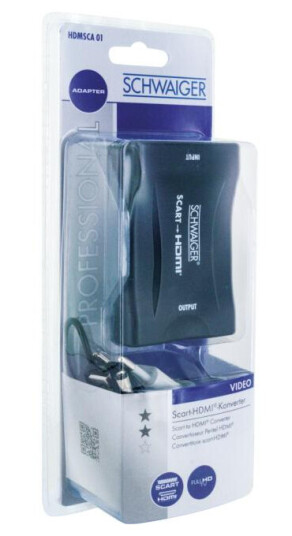 SCHWAIGER Scart > HDMI Konverter