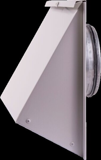 Flexit Ytterveggskappe V13 Ø125mm Hvit