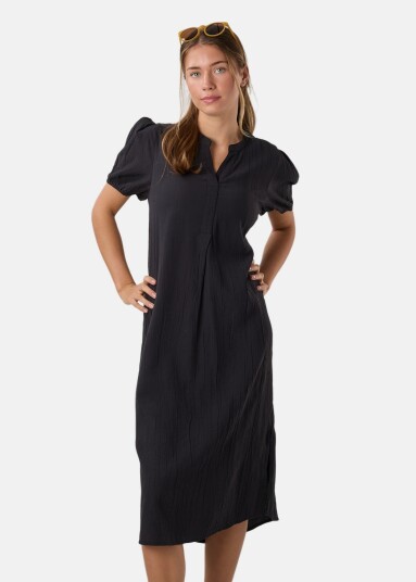 Savannah Crinkle Tunic Dress W Savannah Crinkle Tunic Dress W