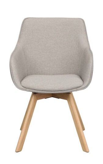 Rowico Home Alison spisestuestol Beige/eik Beige