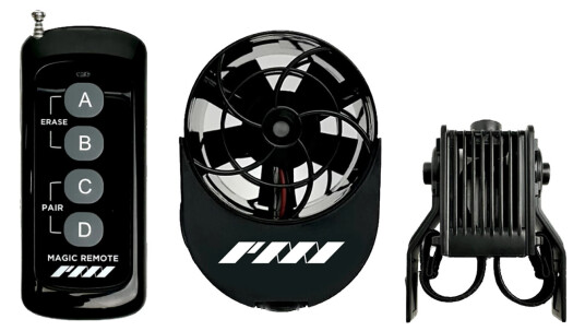 PMI RC Haze Fan Upgrade Pack m/RC Haze Fan, Fan Dock og Magic Remote PMI RC Haze Fan Upgrade Pack m/RC Haze Fan, Fan Dock og Magic Remote