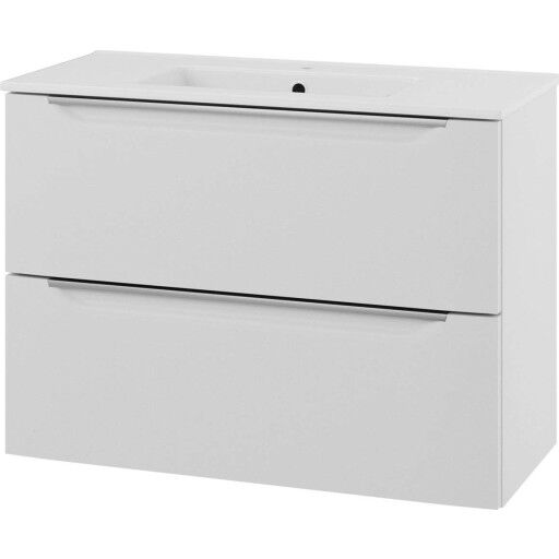 Linn Bad Mari underskap 80x35 cm matt hvit