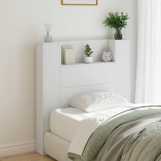  Hodegavl med hylle Hvit 100 x 16,5 x 103,5 cm Konstruert tre